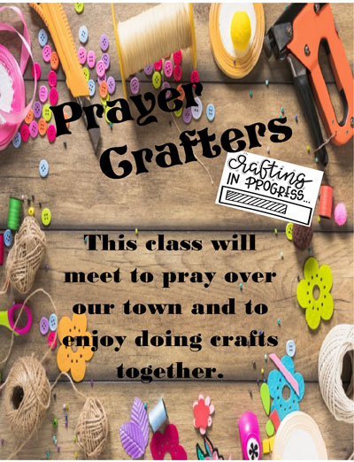 Poster Prayer Crafters